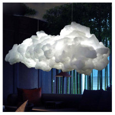 Cloudy Cotton -  DIY Cotton Cloud add the Lights, Creative Floating Clouds for room - (LED LIGHTS NOT INCLUDED)